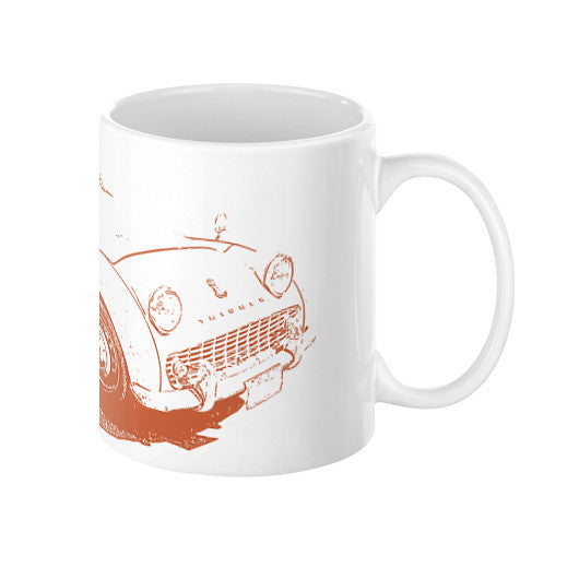 1960 Triumph TR3 Roadster Coffee Mug  Rachel Jensen Designs