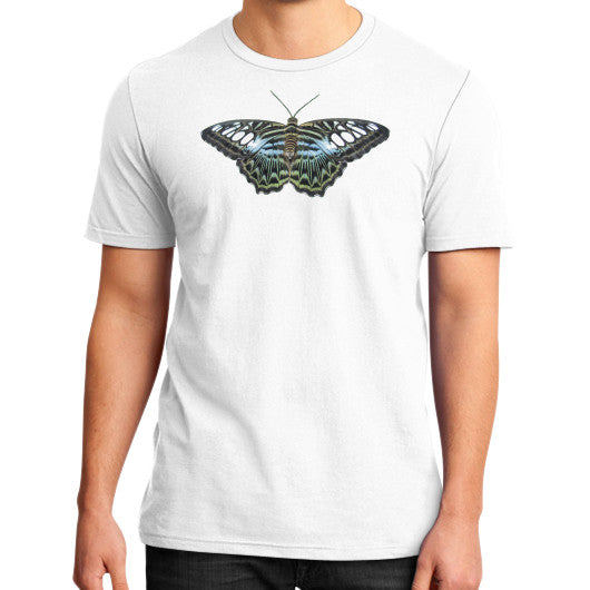 Blue Clipper Butterfly Tee White Rachel Jensen Designs