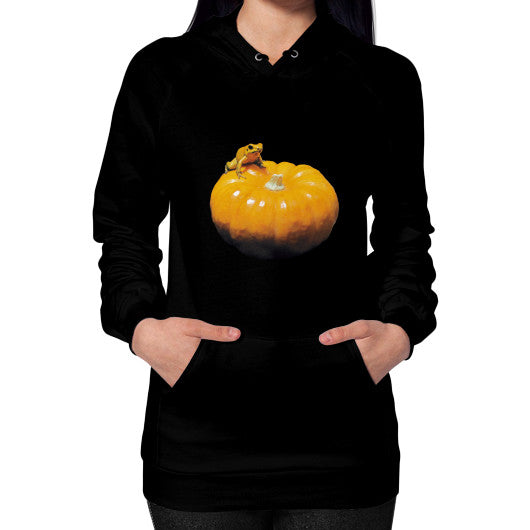 Halloween Golden Dart Frog Unisex Hoodie Black Rachel Jensen Designs