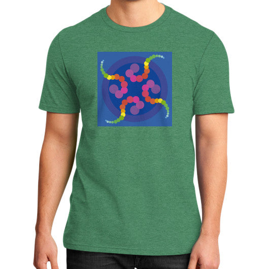 Mesmerizing Rainbow Jellyfish Tee Heather green Rachel Jensen Designs