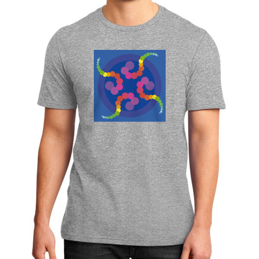 Mesmerizing Rainbow Jellyfish Tee Heather grey Rachel Jensen Designs