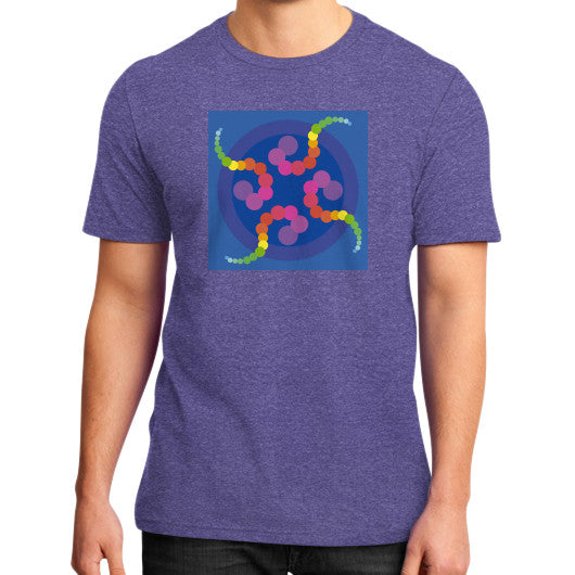 Mesmerizing Rainbow Jellyfish Tee Heather purple Rachel Jensen Designs