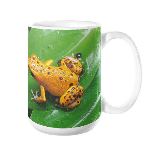 Oreange Bastimentos Pumilio with Clutch Coffee Mug  Rachel Jensen Designs