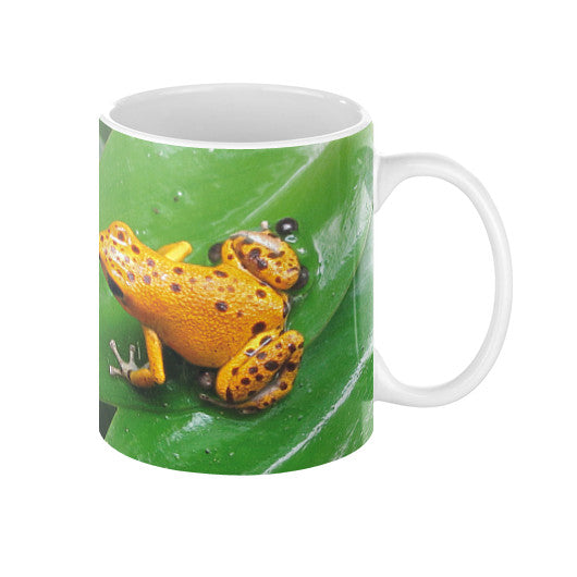 Oreange Bastimentos Pumilio with Clutch Coffee Mug  Rachel Jensen Designs