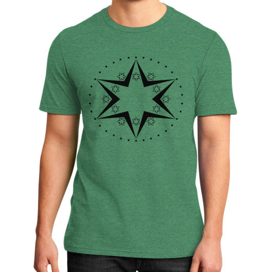Stars Graphic Tee Heather green Rachel Jensen Designs
