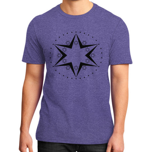 Stars Graphic Tee Heather purple Rachel Jensen Designs