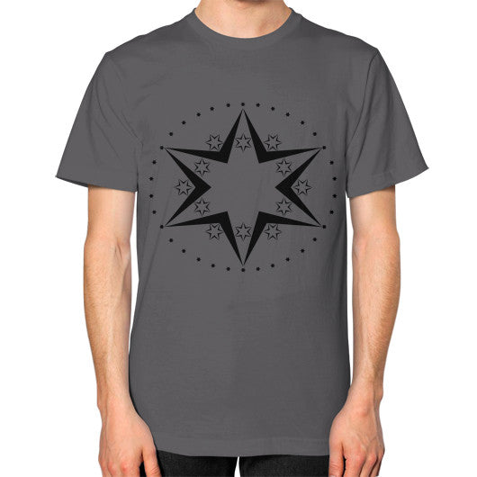 Stars Graphic Unisex T-Shirt Asphalt Rachel Jensen Designs