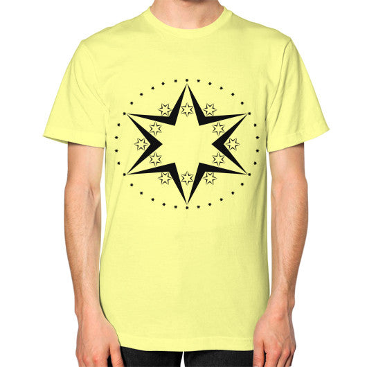 Stars Graphic Unisex T-Shirt Lemon Rachel Jensen Designs