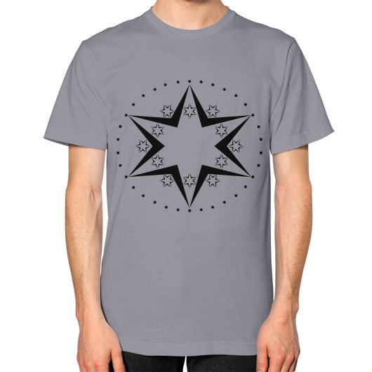 Stars Graphic Unisex T-Shirt Slate Rachel Jensen Designs