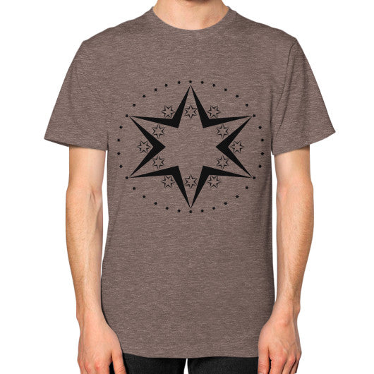 Stars Graphic Unisex T-Shirt Tri-Blend Coffee Rachel Jensen Designs