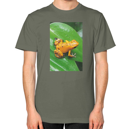 Unisex Bastimentos Pumilio Dart Frog with Clutch T-Shirt Lieutenant Rachel Jensen Designs