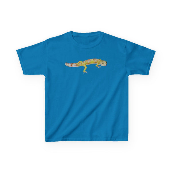 Albino Leopard Gecko Kids Tee - Cute Lizard Shirt for Children
