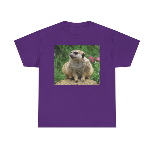 Meerkat Photo Tee – Cute Wildlife Graphic T-Shirt