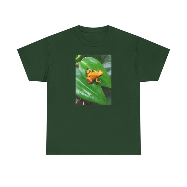 Orange Strawberry Dart Frog Photo T-Shirt — Tropical Frog Nature Tee