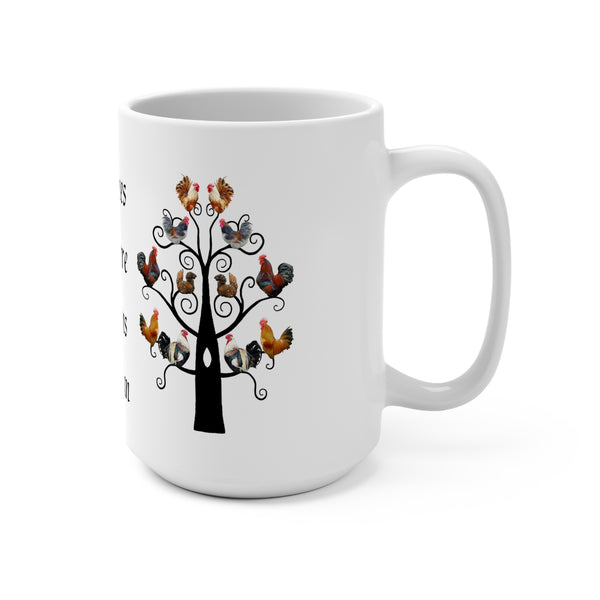 Poultree Pun Chicken Mug 15oz