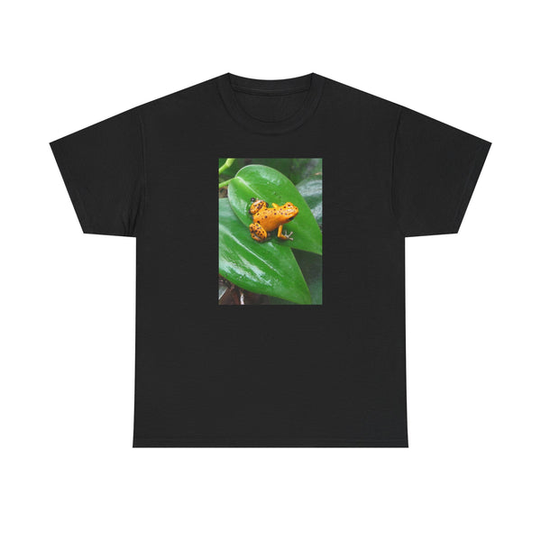 Orange Strawberry Dart Frog Photo T-Shirt — Tropical Frog Nature Tee