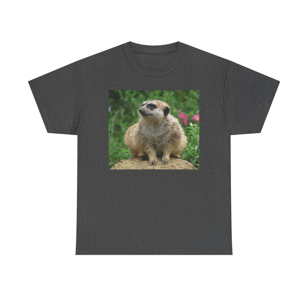 Meerkat Photo Tee – Cute Wildlife Graphic T-Shirt