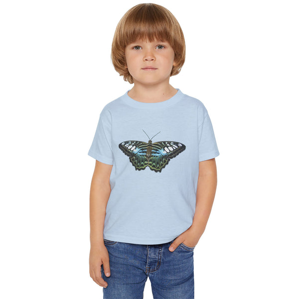 Blue Clipper Butterfly Toddler T-Shirt —  Cute Nature Tee for Kids