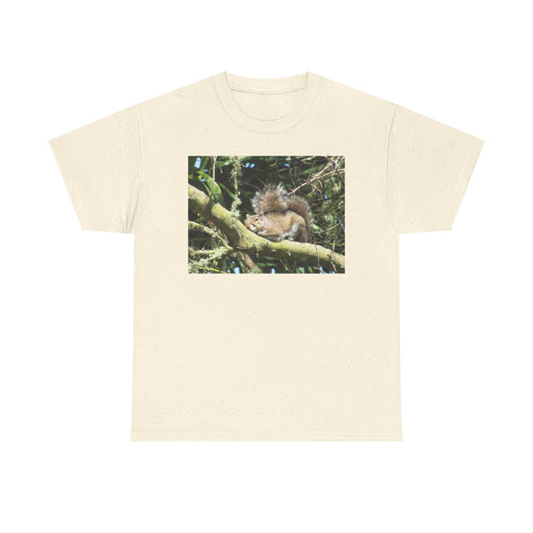 Sleeping Squirrel Photo Tee | Cute Nature Wildlife Gift