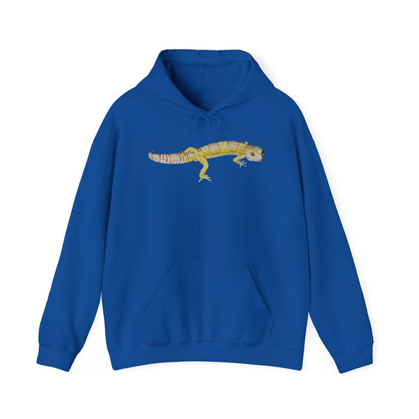 Albino Leopard Gecko Hoodie — Reptile Graphic Sweatshirt