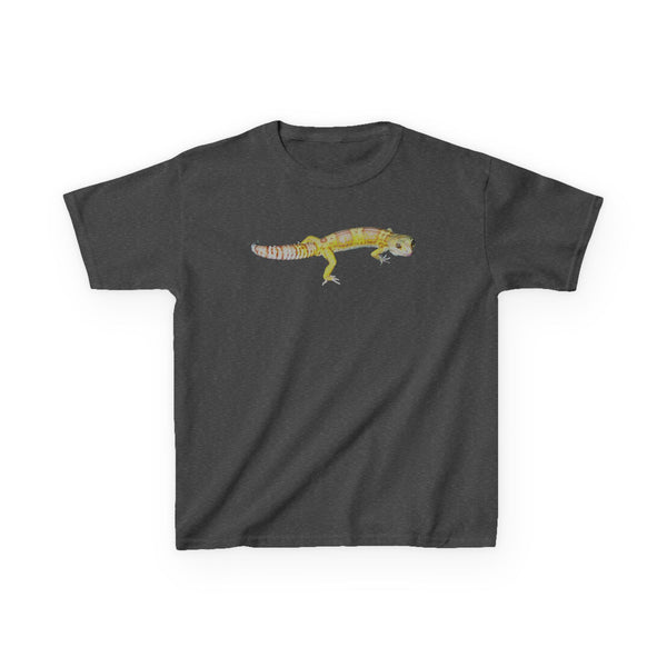 Albino Leopard Gecko Kids Tee - Cute Lizard Shirt for Children