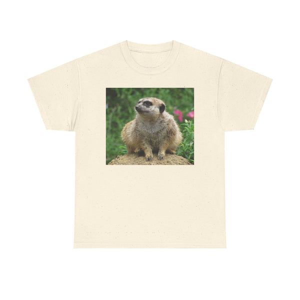 Meerkat Photo Tee – Cute Wildlife Graphic T-Shirt