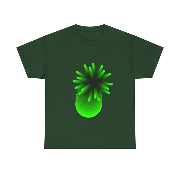 Abstract Green Anemone T-Shirt