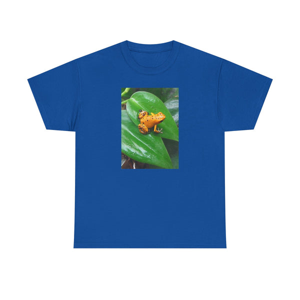 Orange Strawberry Dart Frog Photo T-Shirt — Tropical Frog Nature Tee