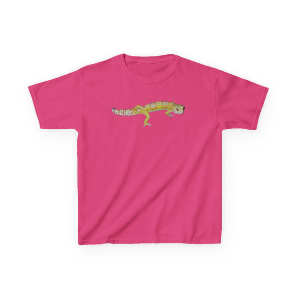 Albino Leopard Gecko Kids Tee - Cute Lizard Shirt for Children