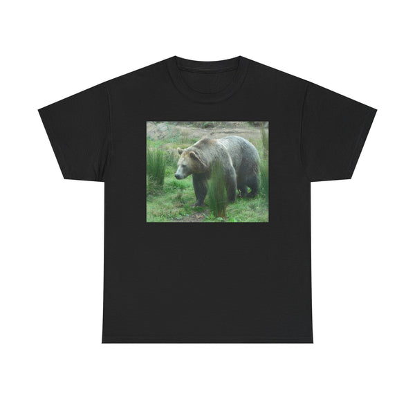 Grizzly Bear Photo T-Shirt — Vintage Style Grizzly Wildlife Tee
