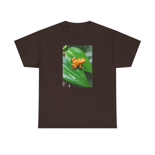 Orange Strawberry Dart Frog Photo T-Shirt — Tropical Frog Nature Tee