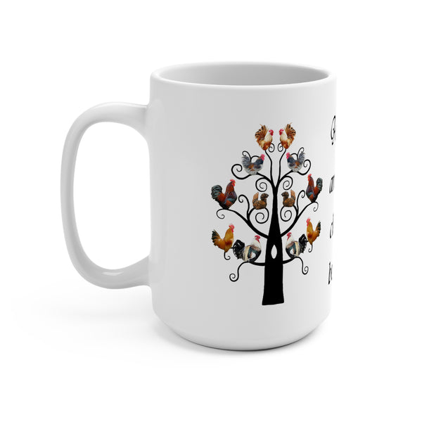 Poultree Pun Chicken Mug 15oz