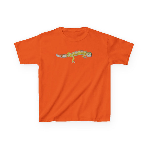 Albino Leopard Gecko Kids Tee - Cute Lizard Shirt for Children