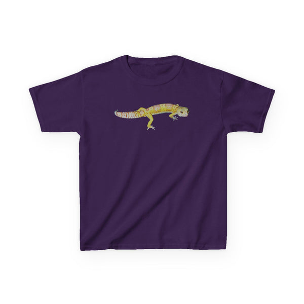 Albino Leopard Gecko Kids Tee - Cute Lizard Shirt for Children