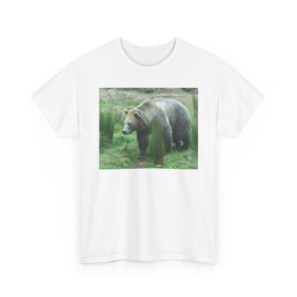 Grizzly Bear Photo T-Shirt — Vintage Style Grizzly Wildlife Tee