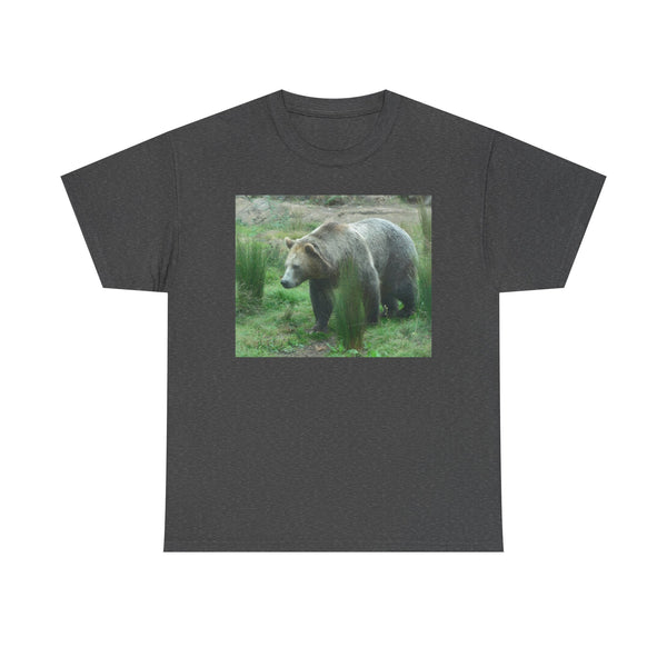Grizzly Bear Photo T-Shirt — Vintage Style Grizzly Wildlife Tee