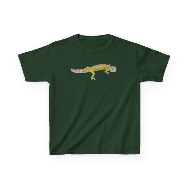 Albino Leopard Gecko Kids Tee - Cute Lizard Shirt for Children
