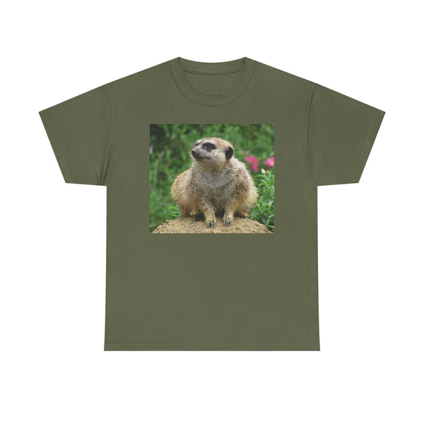 Meerkat Photo Tee – Cute Wildlife Graphic T-Shirt