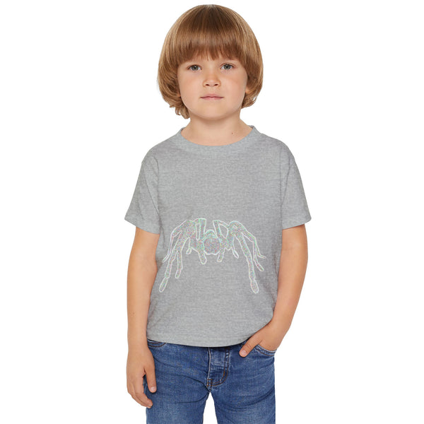 Tarantula Toddler T‑Shirt — Cute Pastel Spider Graphic Tee for Kids