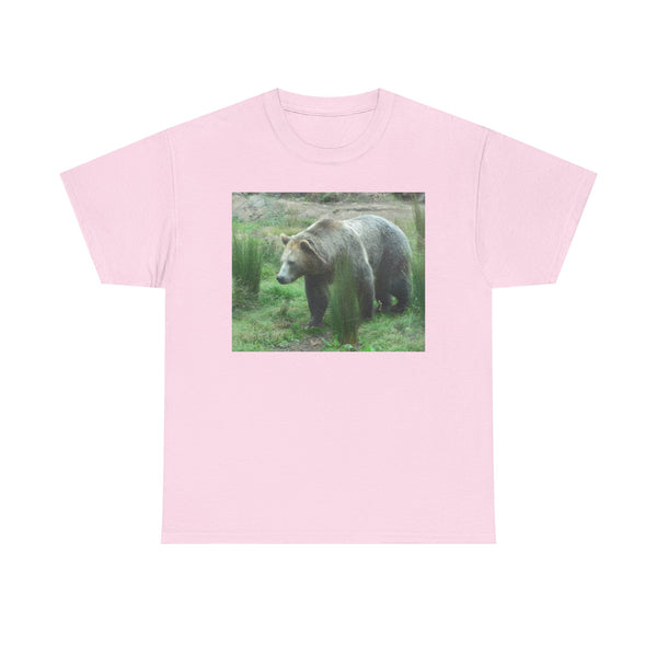 Grizzly Bear Photo T-Shirt — Vintage Style Grizzly Wildlife Tee