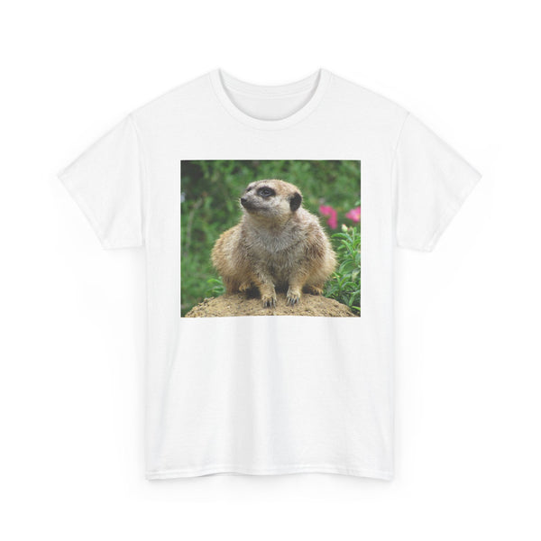 Meerkat Photo Tee – Cute Wildlife Graphic T-Shirt
