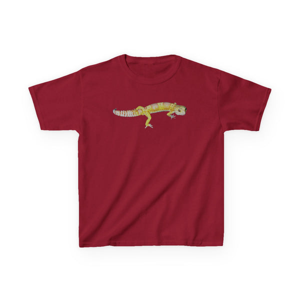 Albino Leopard Gecko Kids Tee - Cute Lizard Shirt for Children