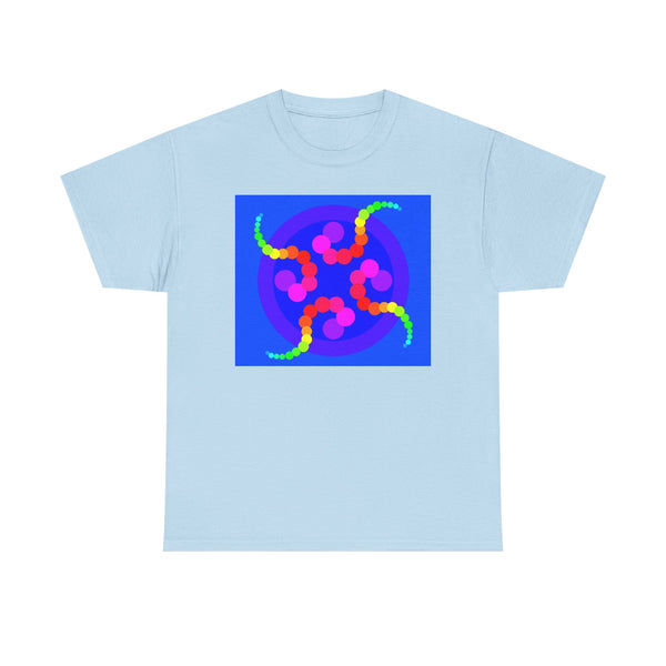 Mesmerizing Rainbow Jellyfish T-Shirt — Colorful Psychedelic Geometric Tee