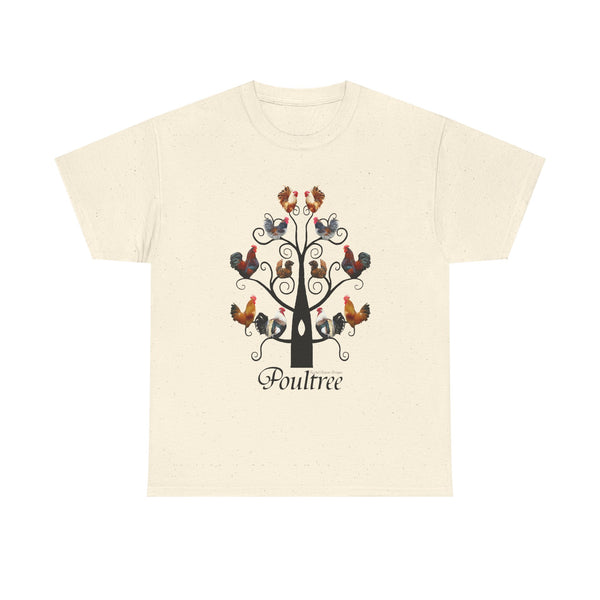 Poultree Chicken T-Shirt — Rustic Chicken Farm Tee