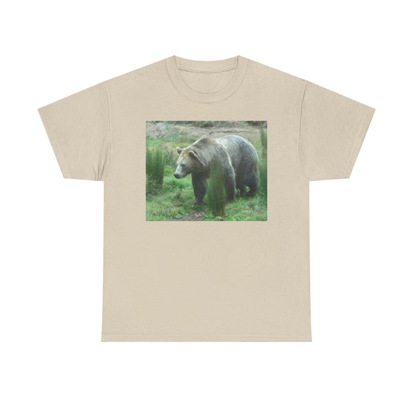 Grizzly Bear Photo T-Shirt — Vintage Style Grizzly Wildlife Tee