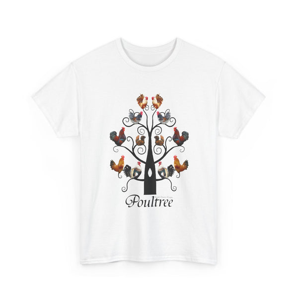 Poultree Chicken T-Shirt — Rustic Chicken Farm Tee