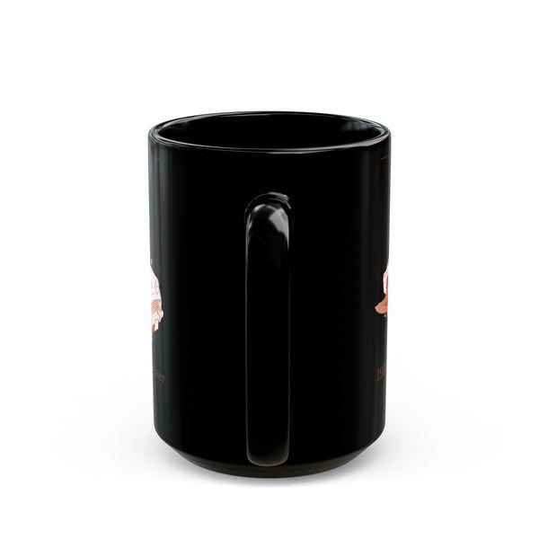 Classic 1960 Triumph TR3 Roadster Black Coffee Mug — Vintage British Sports Car Design (11oz/15oz)