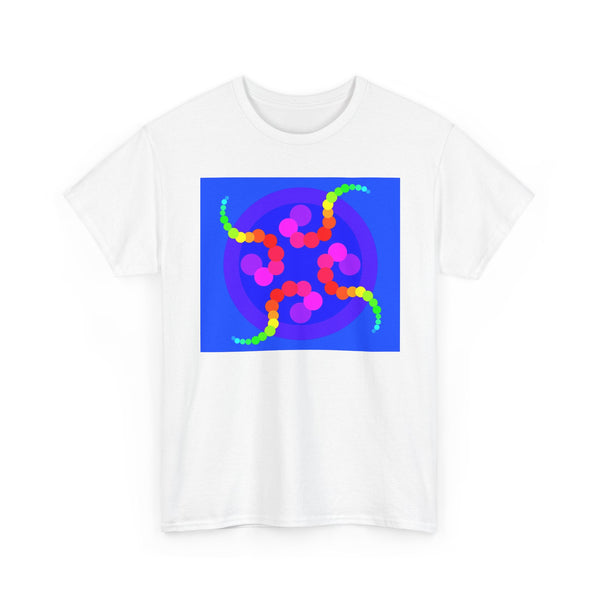 Mesmerizing Rainbow Jellyfish T-Shirt — Colorful Psychedelic Geometric Tee