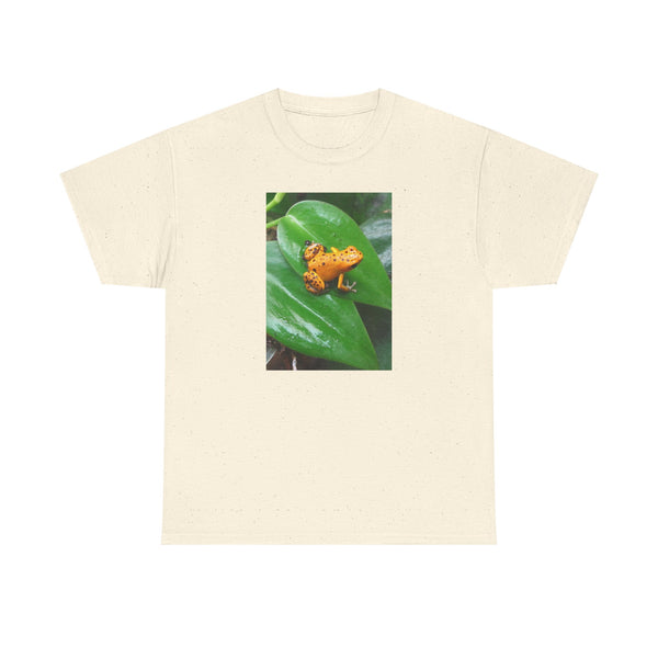 Orange Strawberry Dart Frog Photo T-Shirt — Tropical Frog Nature Tee