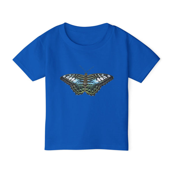 Blue Clipper Butterfly Toddler T-Shirt —  Cute Nature Tee for Kids